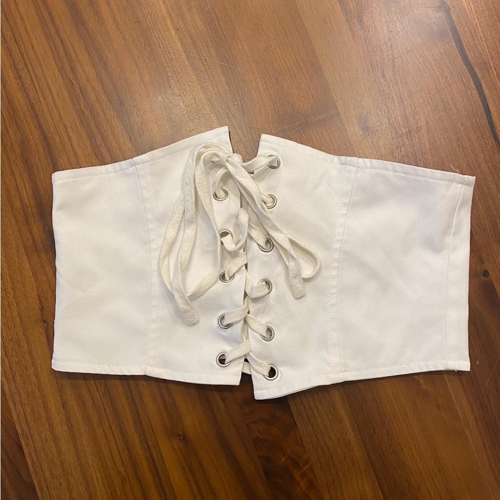 White Crop Top